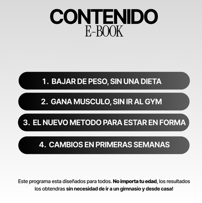 30 MINUTOS Y 8 SEMANAS PARA TRANSFORMAR TU CUERPO